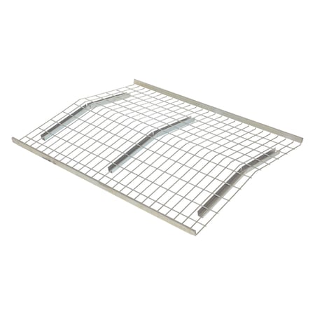 Vestil Silver Powder Coat Pallet Rack-Crown Wire Deck 46"L x 42"W SWMD-4246